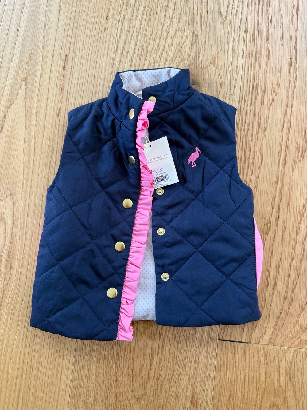Beaufort Bonnet Co light quilted vest 12-18
